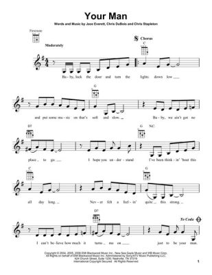 When I Was Your Man Sheet Music：回忆中的旋律与情感叙述的篇章